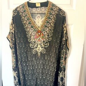 Women’s long kaftan dress